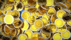 ビットコインの雨が降っている