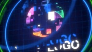 ホログラフィックロゴ